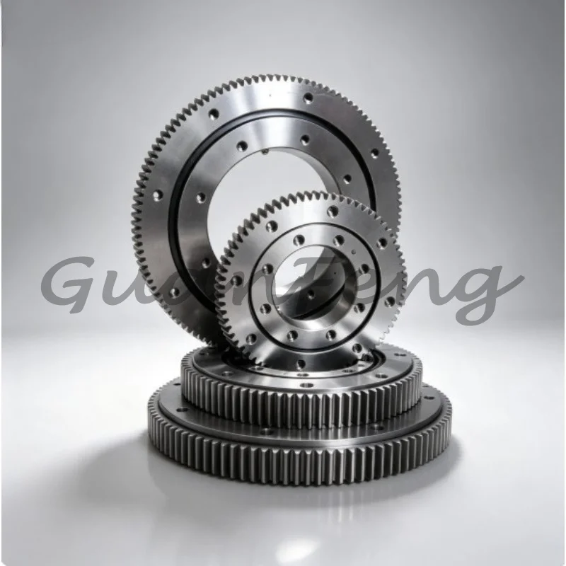 Slewing bearings, rotary bearings for large machinery turntable bearings, with an outer diameter