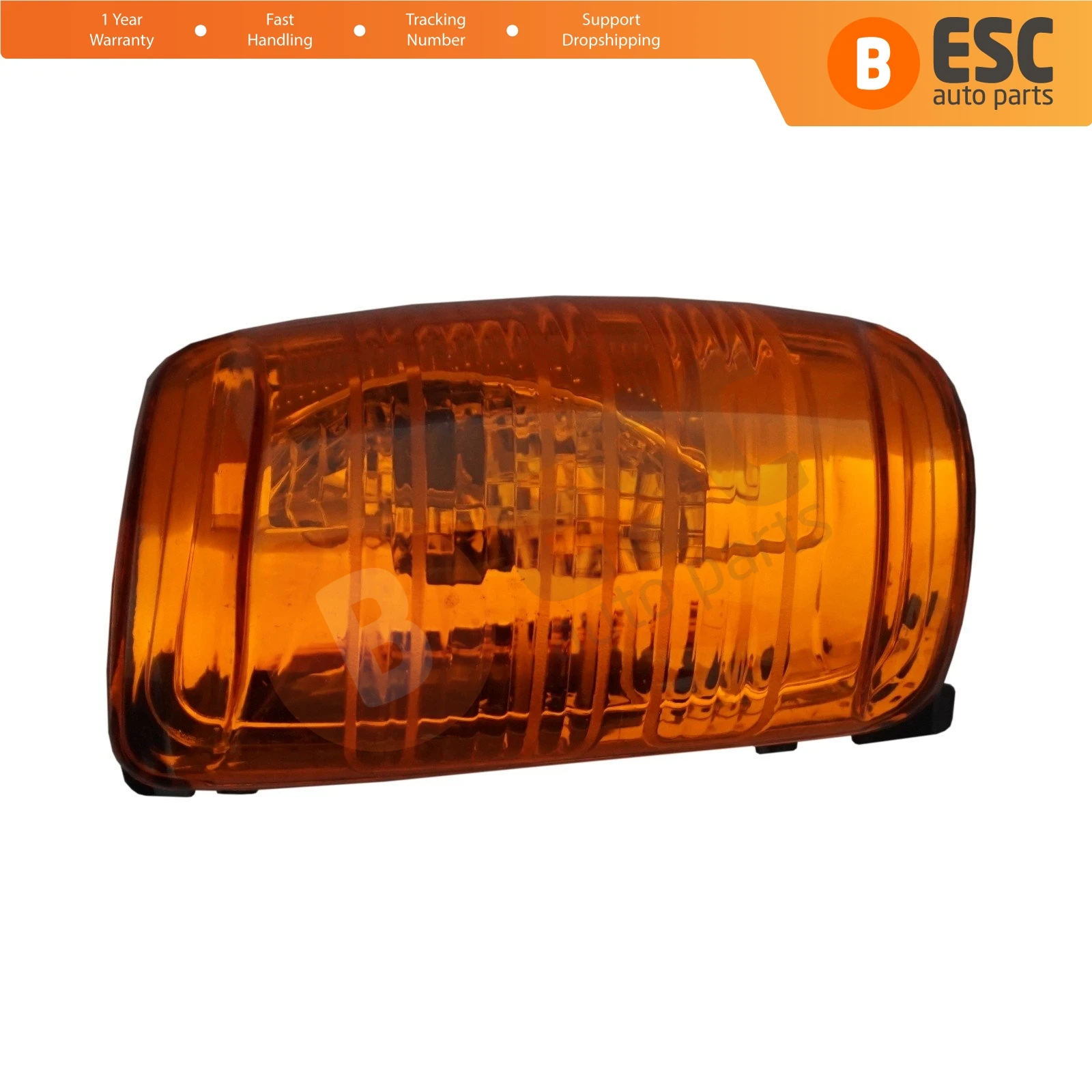 ESC Auto Parts ESP593-1 Side Door Wing Mirror Orange Indicator Lamp Lens  1847388 Left for Ford Transit 2013-On Ship From Turkey