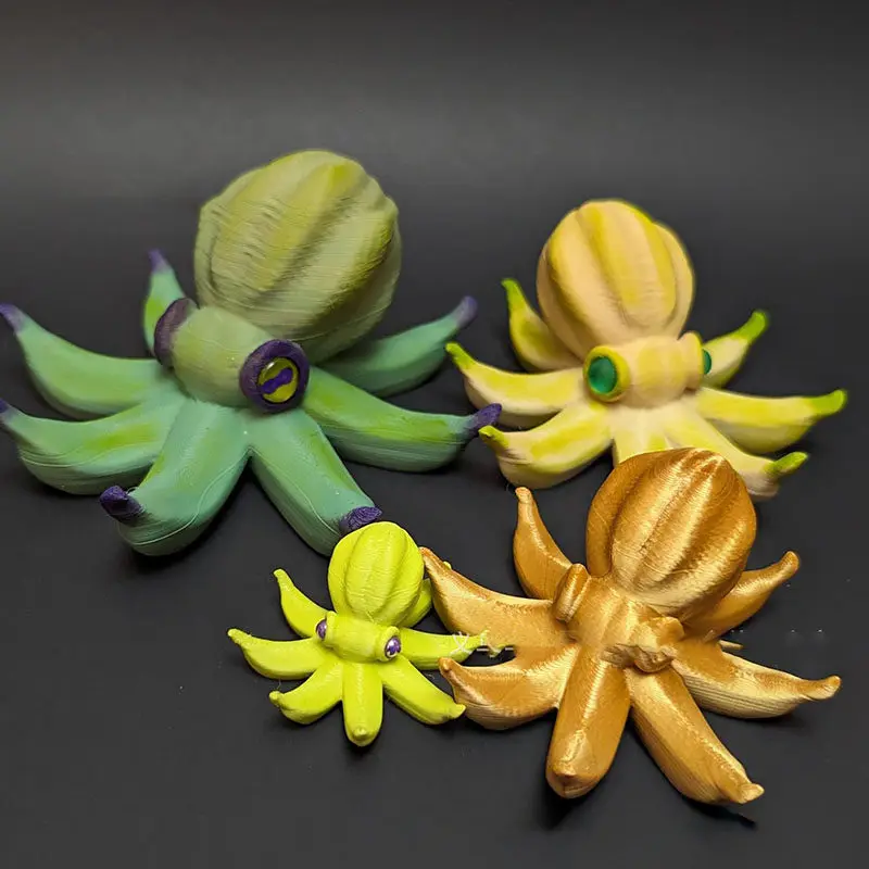 Banana octopus creative home resin ornament pastoral decoration