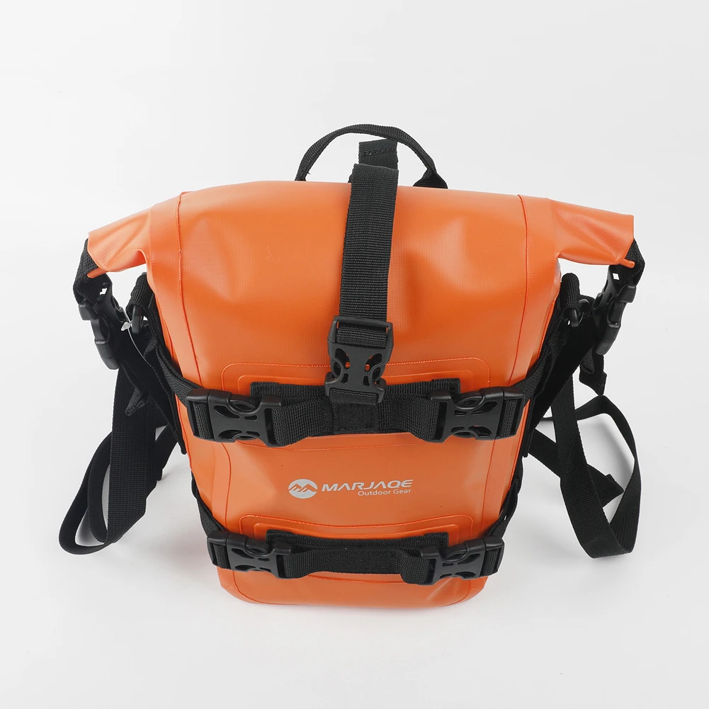 Wodoodporna torba bagażnikowa na tylny bagażnik motocykla 8L z paskiem na ramię, profesjonalne akcesoria motocyklowe