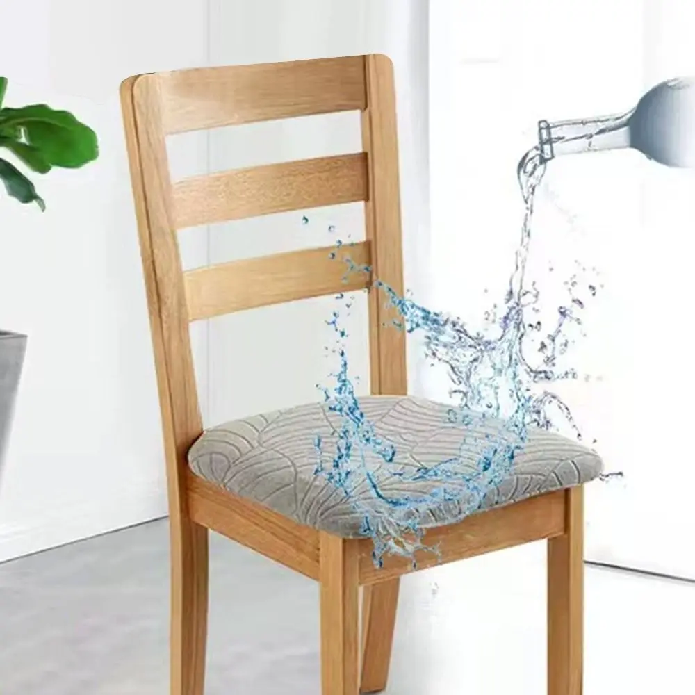 Waterproof Chair Seat Cover Washable Stretch Seat Cushion Covers Removable Anti-dirty Without Backrest Chair Protector