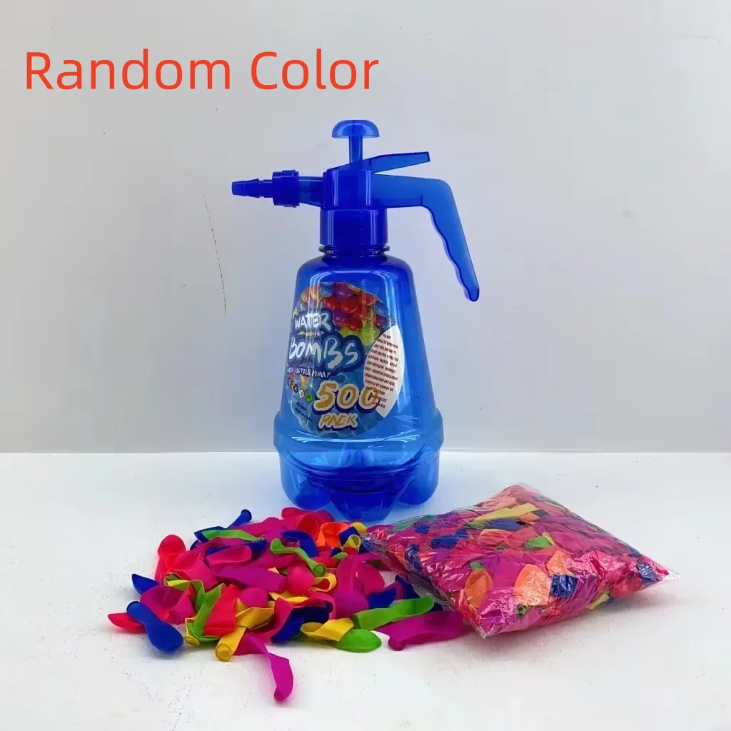 Outdoor-Aktivitäten Luft Wasser Bombe Ballon Pumpe Sand Pool Wasser Spielzeug Automatische Abdichtung Luftballons Wasser Ballon Pumpe Große Kapazität