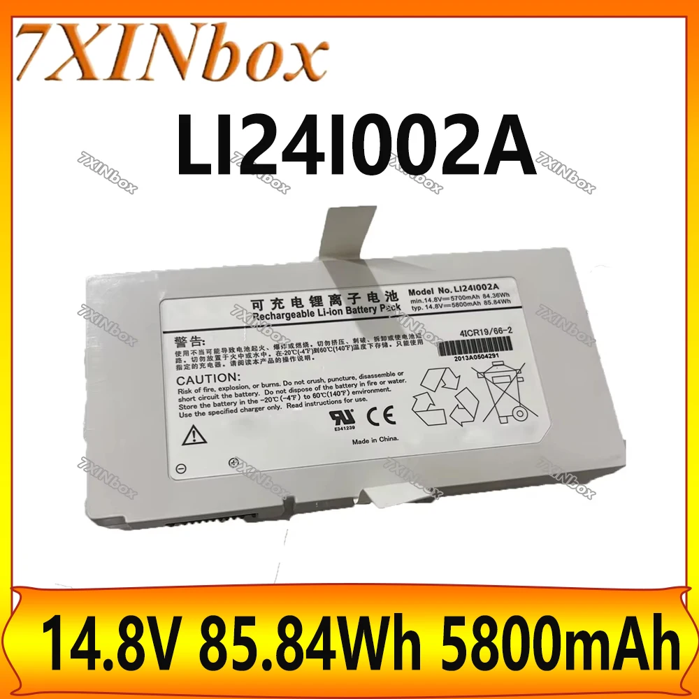 

7XINbox New LI24I002A 14.8V 85.84Wh 5800mAh Replacement Battery For Mindray M8 M9 TE7 SV300 SV350 41CR19/66-2