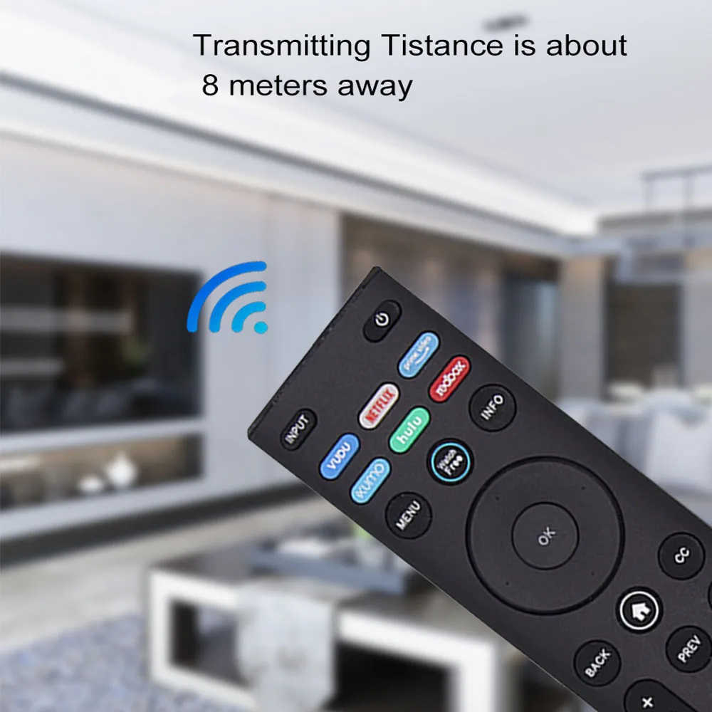 

Universal XRT140 Remote Control for VIZIO LED LCD HD 4K UHD HDR Smartcast 3D TVs with 6 Shortcut Buttons Replacement TV Remote