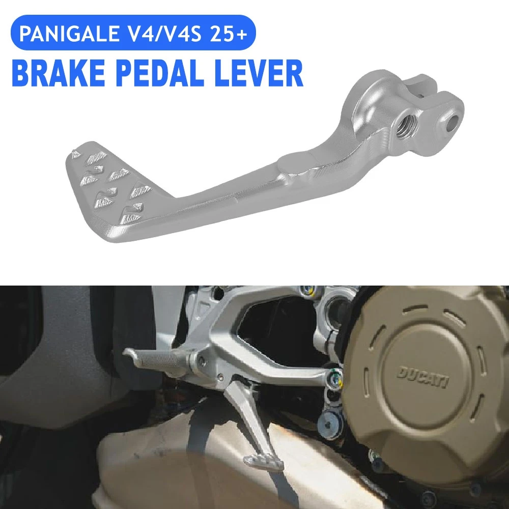 

For Ducati PANIGALE V4S V4 S 2025 2026 Motorcycle Rear Brake Pedal Lever Foot Brake Lever Accessories
