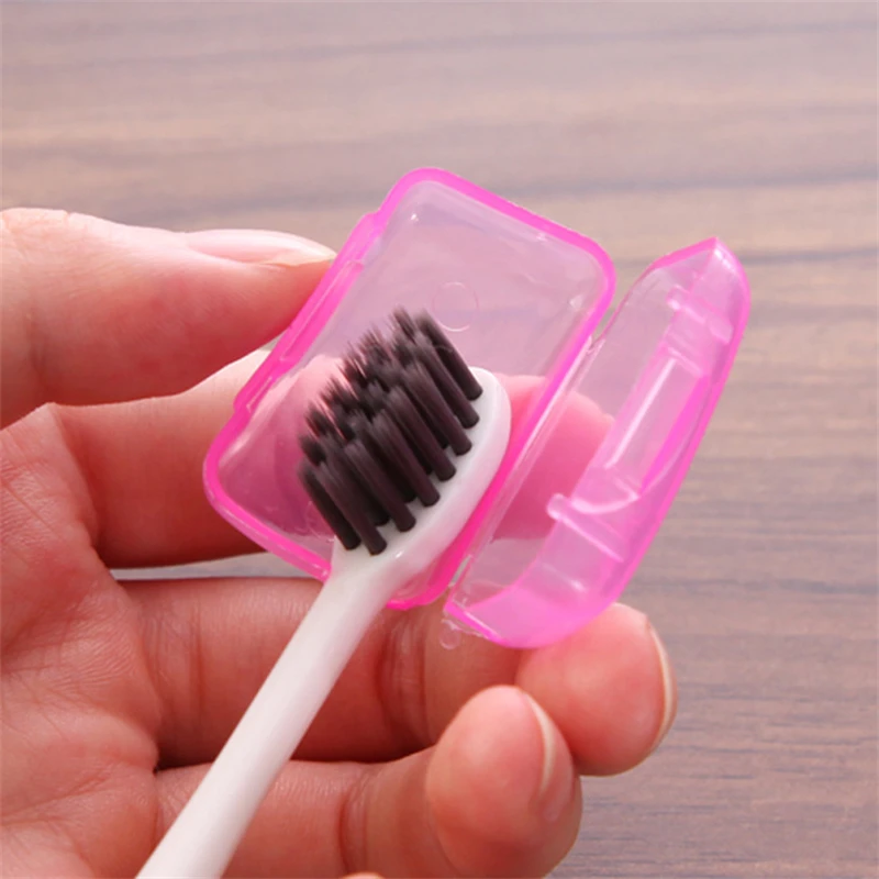 5Pcs/Set Portable Toothbrush Cover Holder Travel Hike Camping Teethbrush Toothbrush Head Storage Organizer Cap Case