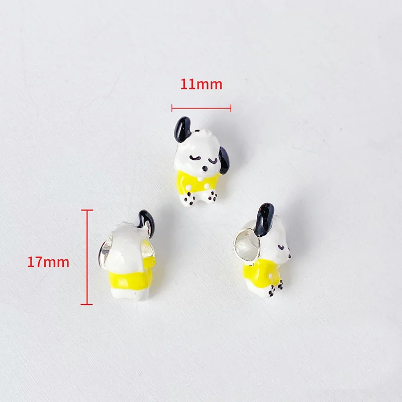 New Miniso Fashion Sanrio Charm Beads Suitable for Original Women's Bracelets Jewelry Accessories Gifts