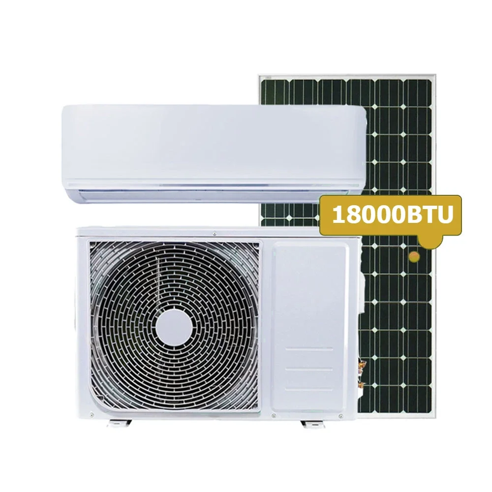 Factory Direct Wholesale Factory Solar Panel Air Conditioner Set 9000BTU - 24000BTU Fast Shipping