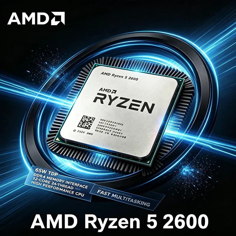 amd-ryzen-5-2600-processor-6-core-12-thread-34ghz-base-39ghz-max-boost-am4-socket-16mb-l3-cache-12nm-65w-tdp-ddr4-desktop-cpu