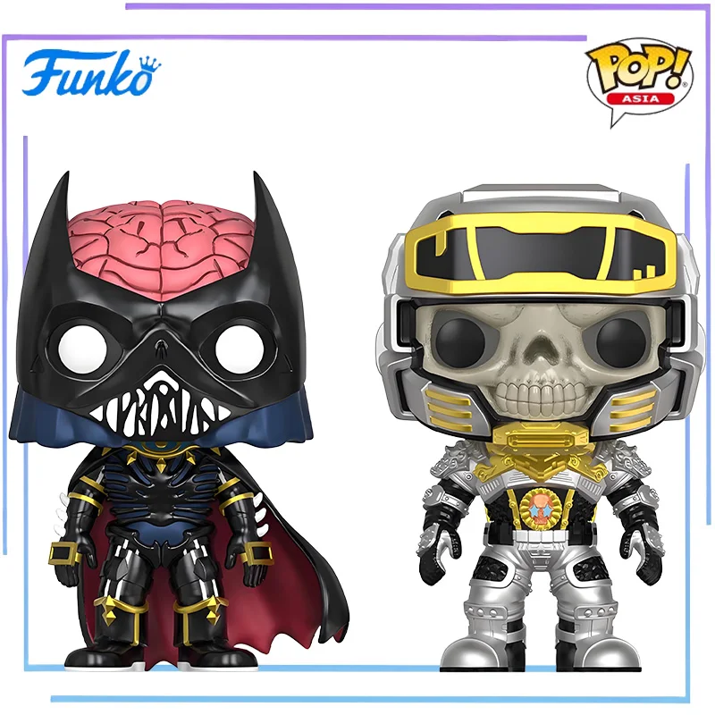 

Genuine Edition FUNKO POP The Artist Ron English Nightwing Hunter Phantom Skull Character Action Decoration Collectible Model