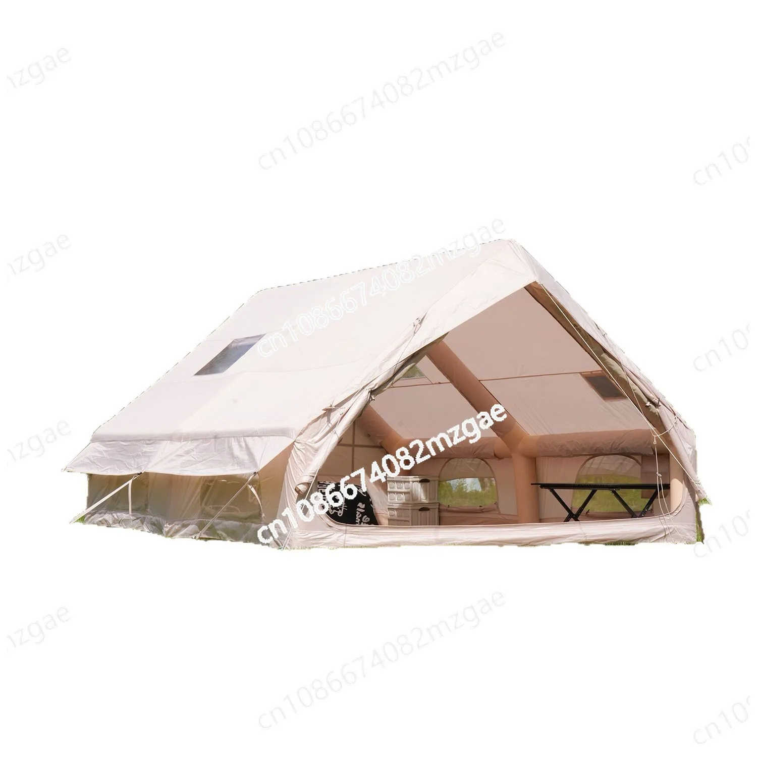 

Inflate and Go Camping Tent for 5-6 Persons, Waterproof and Thickened Material Ensures Dry and Cozy Overnights in Nature