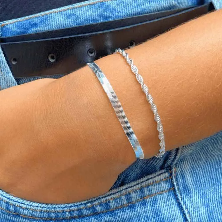 Steel Blade Link Bracelet for Men Hip Hop Punk Industrial Simple Cool Streetwear Stainless Steel Band