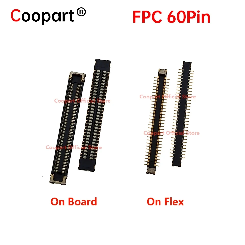 2pcs New Dock Connector Micro USB Charging Port FPC connector For Xiaomi Poco F2 Pro logic on motherboard mainboard 60pin
