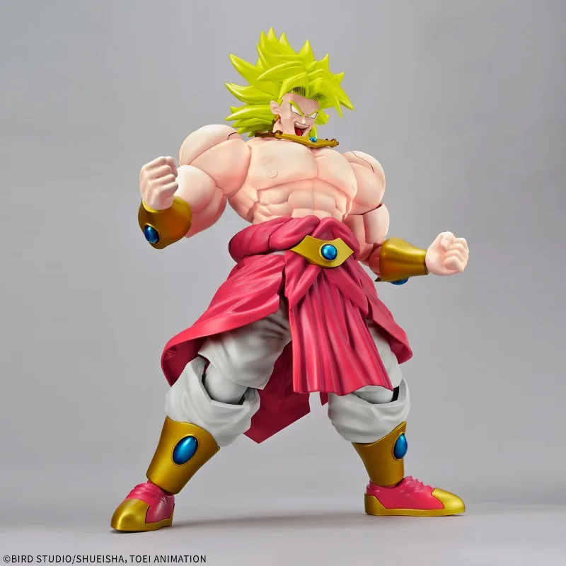 In stock Bandai Genuine Figure-rise Standard Legend Super Saiyan Broly  Anime Action Figure Assembly Model Toys Gifts