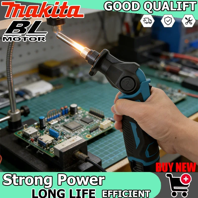 

Электрический паяльник Makita 12В, 30Вт, быстрый нагрев, регулируемая температура, для 12В электрических сварочных инструментов