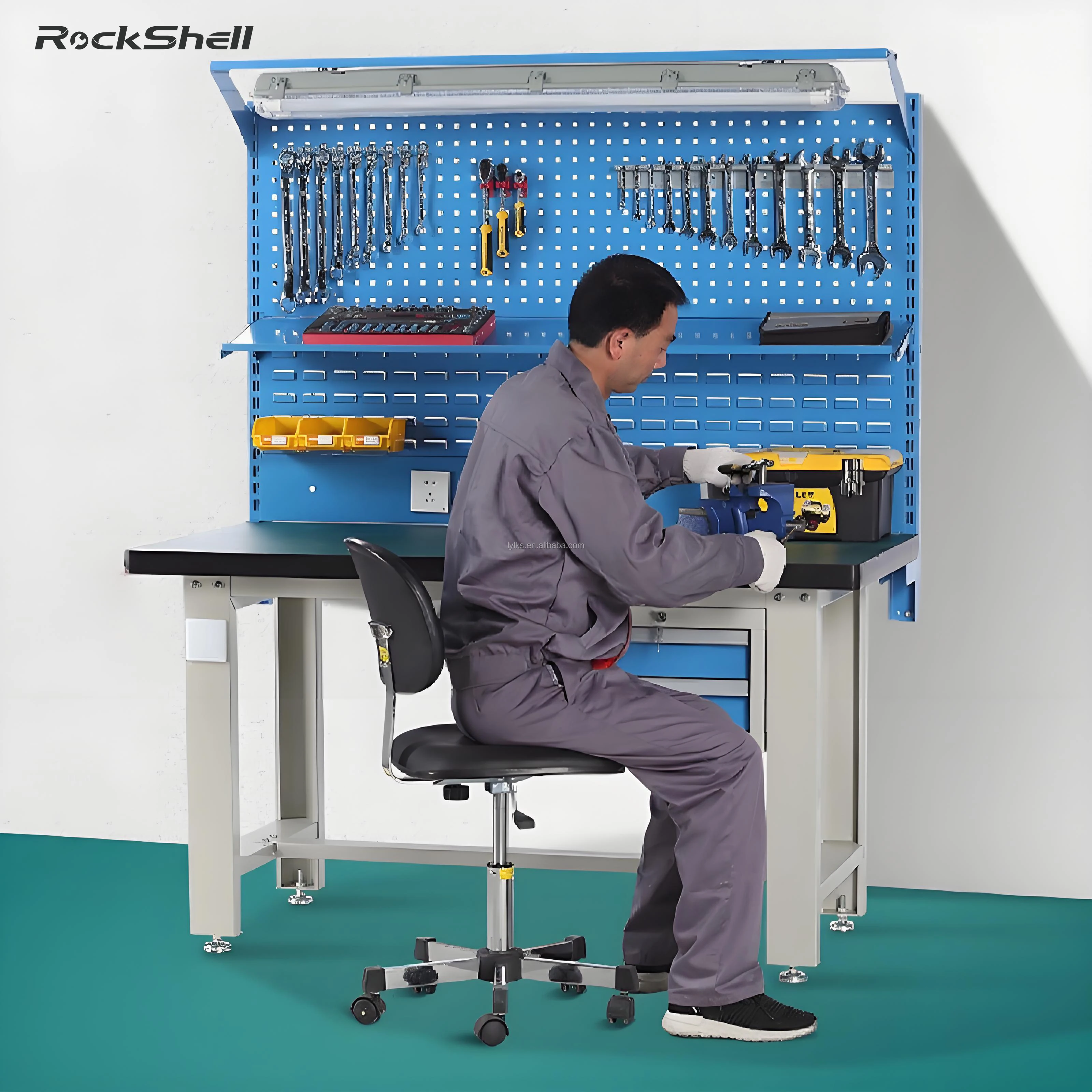 Tool Bench Workshop Table Workshop Tool Cabinet Tool Drawer Cabinet Garage Workstation Work Bench Garage