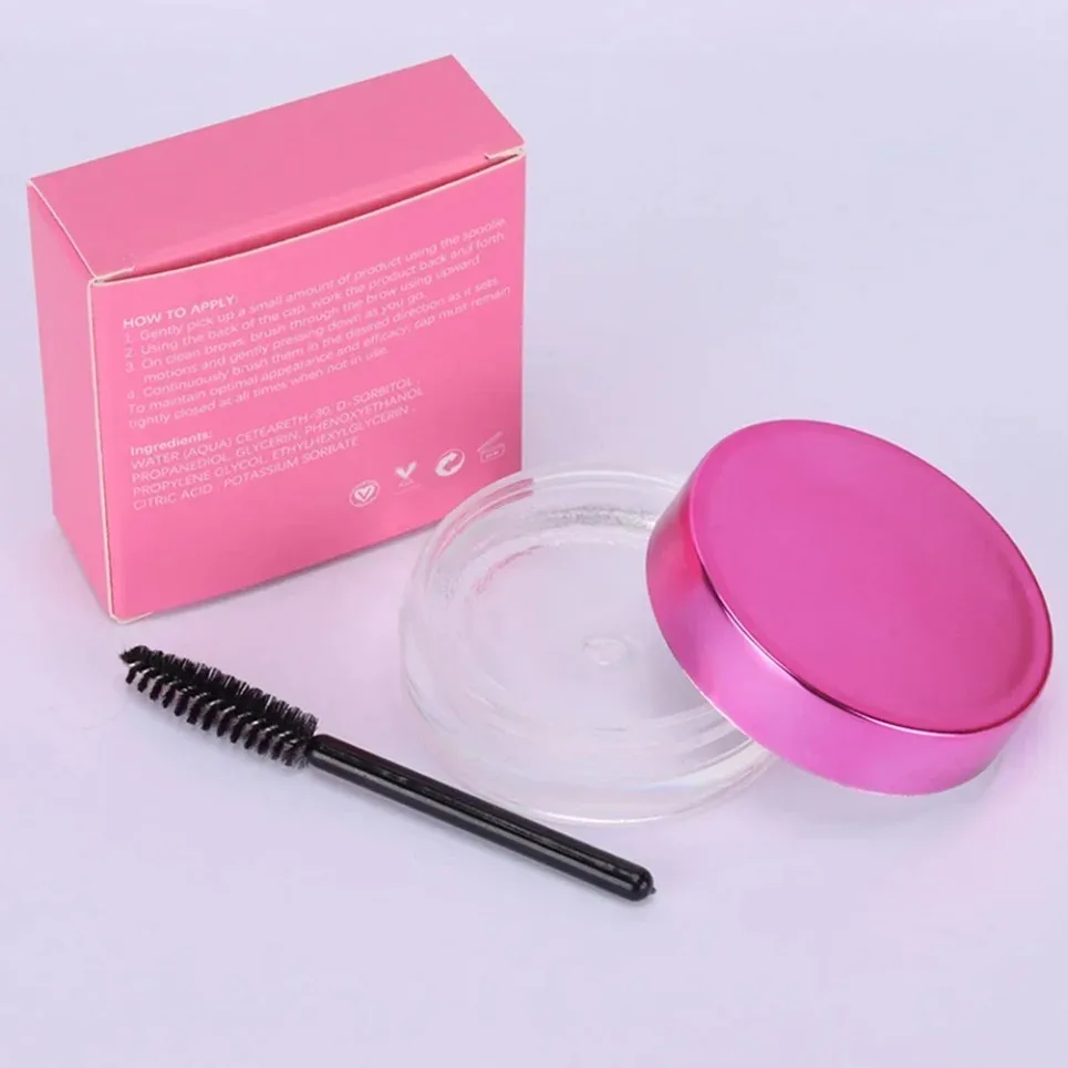 جل تصفيف الحواجب الناعم ذو العلامة الخاصة البرية الطبيعية لا حاجة للمياه شمع الحواجب كريم الصابون بشعار مخصص