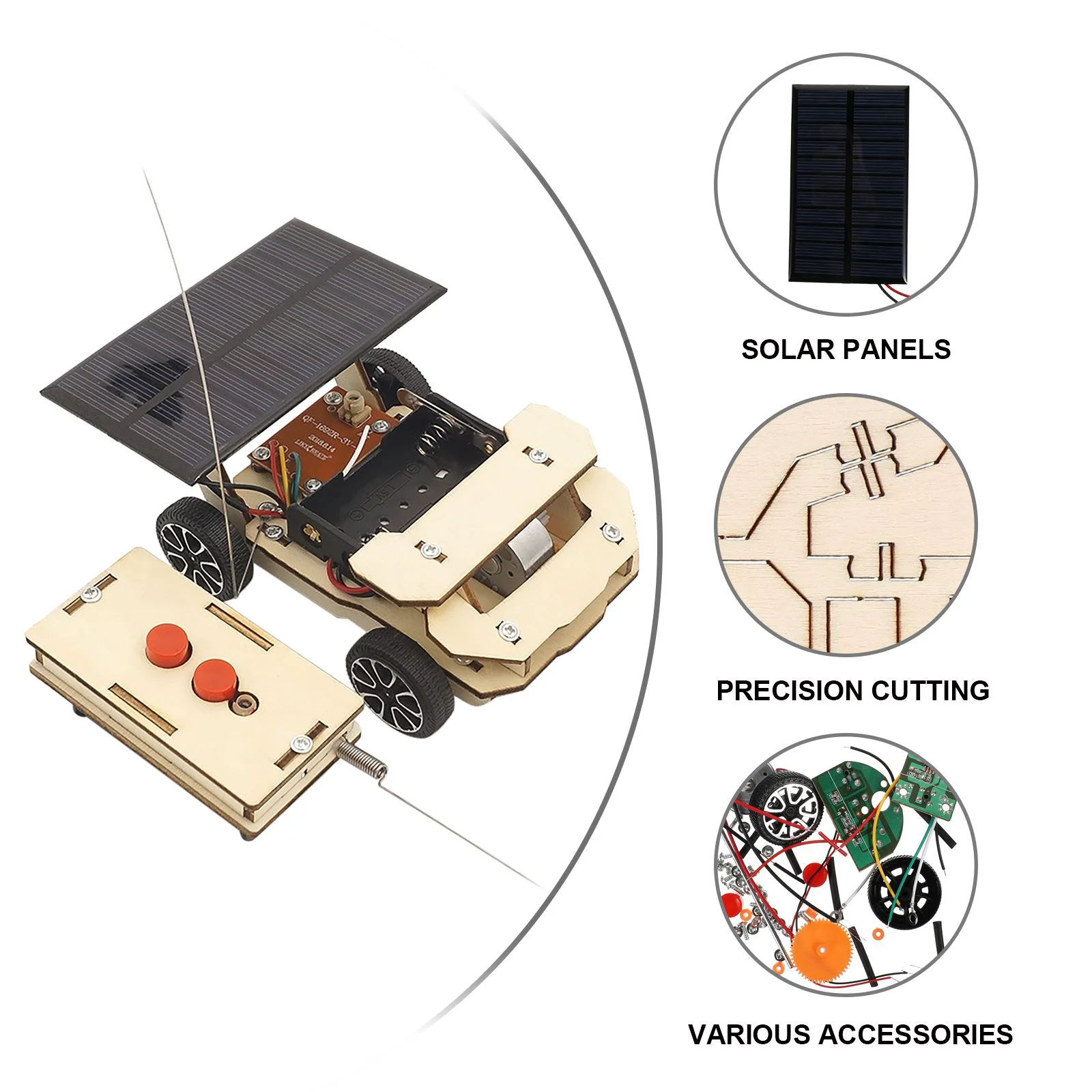 Display sino jar com alça solar de controle remoto carro de brinquedo movido a energia crianças criança ao ar livre legal