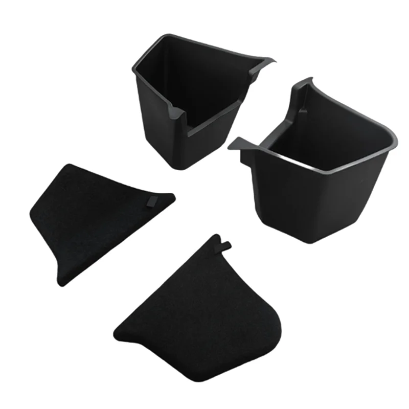 

A30P-Car Trunk Organizer Side Storage Box Rear Trunk Storage Bin With Cover For Tesla Model Y Juniper 2025