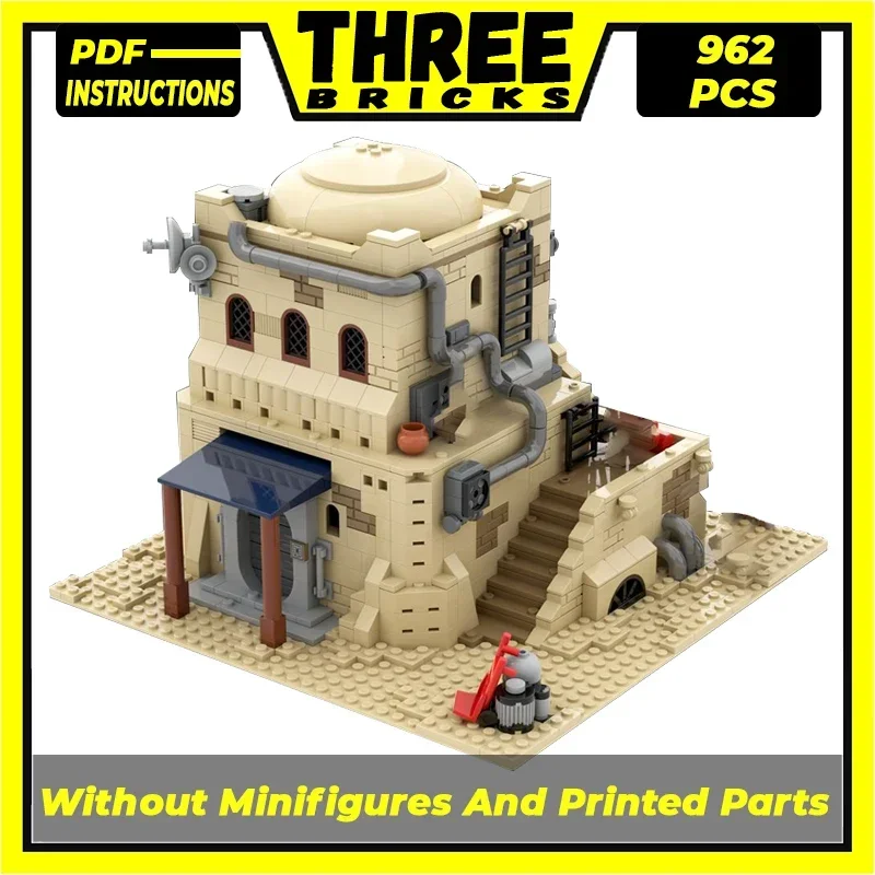 Modelo de película estrella Popular, ladrillos de construcción Moc, tecnología de ciudad del desierto espacial, bloques modulares, regalos, juguetes de Navidad, conjuntos DIY de montaje