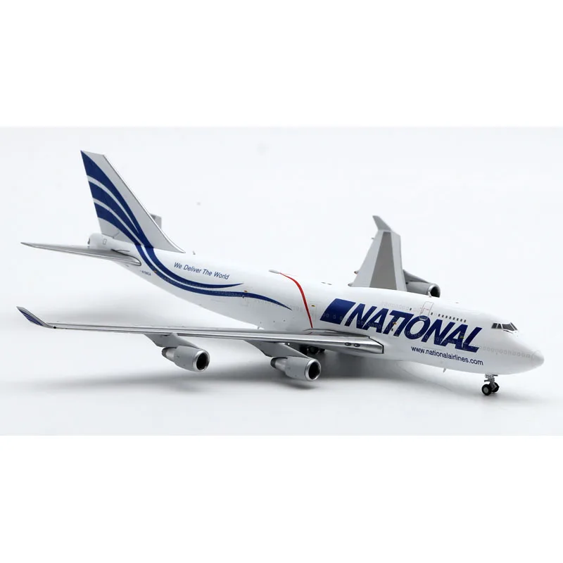 XX4490 Legering Collectible Vliegtuig Gift Jc Wings 1:400 Nationale Airlines Boeing B747-400 (Bcf) diecast Vliegtuigen Jet Model N756CA