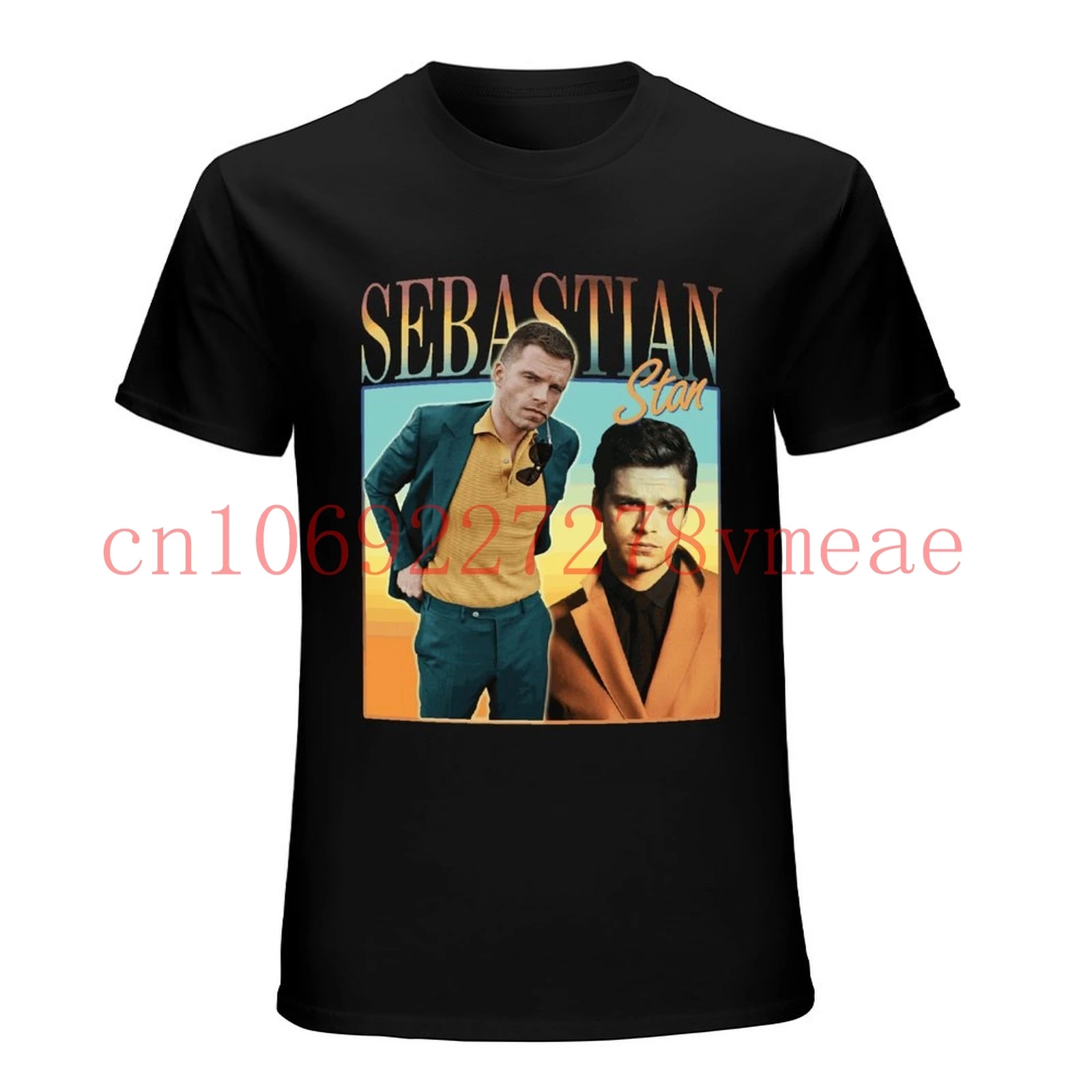 Sebastian Stan T shirt Vintage Retro Unisex Tee