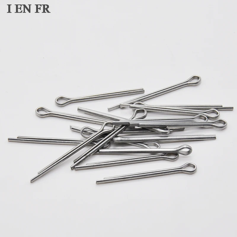 

10/50pcs M2 M2.5 M3 M4 M5 M6 GB91 Carbon Steel U Shape Type Car Spring Open Split Elastic Cotter Hair Pin Clip Clamp Tractor