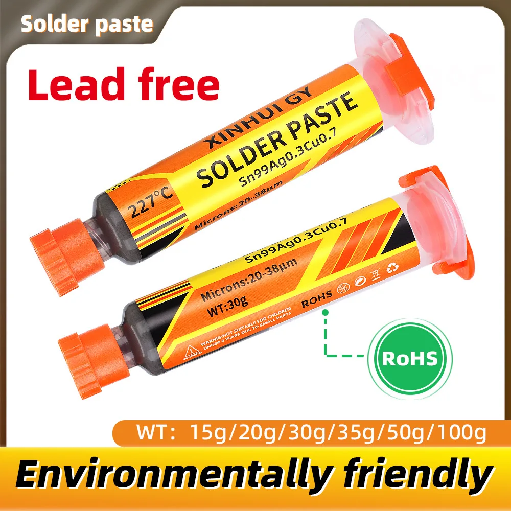 رقاقة إصلاح درجة حرارة عالية 227 ℃ معجون لحام خالي من الرصاص #3