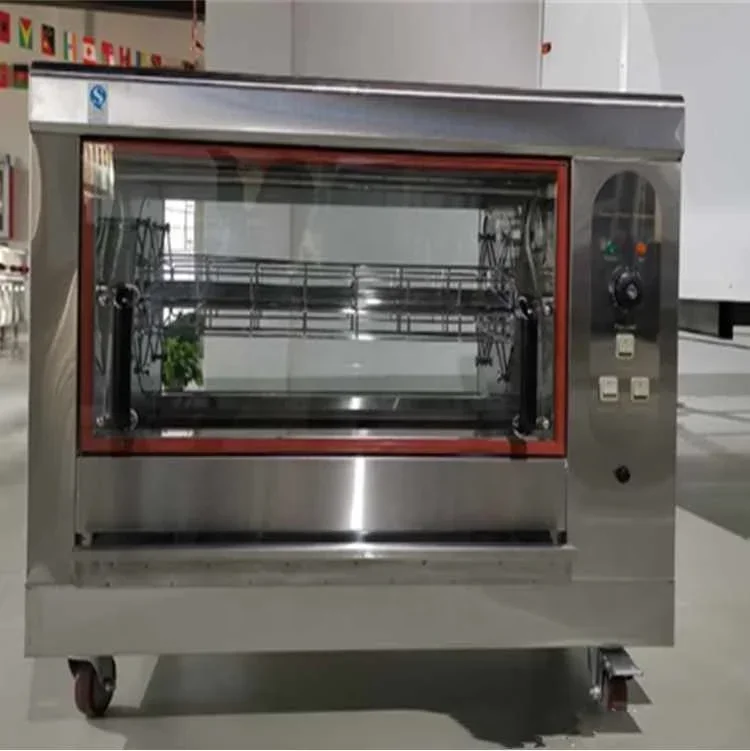 Stainless Steel Gas Chicken Rotisserie Chicken Electric Gas Commercial Chicken Roasting Oven Machine