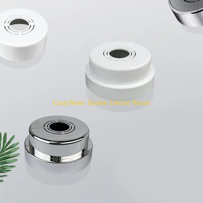 

92MF Крышка-консилер для труб для ванной комнаты, ABS, серебристая отделка, крышка для смесителя для душа, простая установка