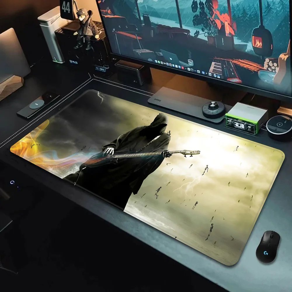 Deadly Death Scythe Mousepad HD Printing Computer Gamers Locking Edge Non-slip Mouse Pad XXL90x40cm Keyboard PC Desk Pad