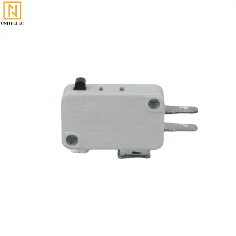 Uniteelec-Lema 10Pcs/Lot KW7-0 Grey Plunger Sensitive 8A 250V T85V5E4 Grey Micro Limit Switch