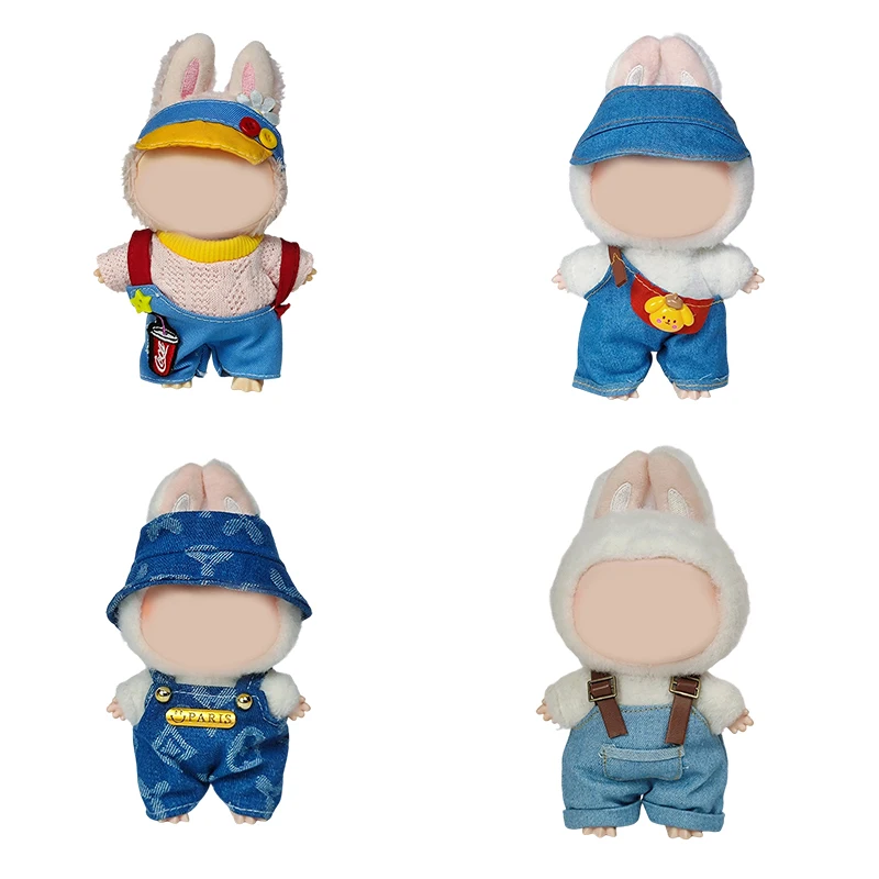 

For 17cm Labubu Clothes Outfit Plush Doll Clothes - Traditional Chinese Qipao Dress | Asian Style