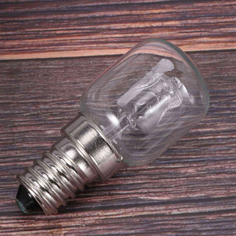 6X E14 لمبة درجة حرارة عالية 500 درجة 25 واط لمبة فرن الهالوجين E14 250 فولت 25 واط لمبة كوارتز