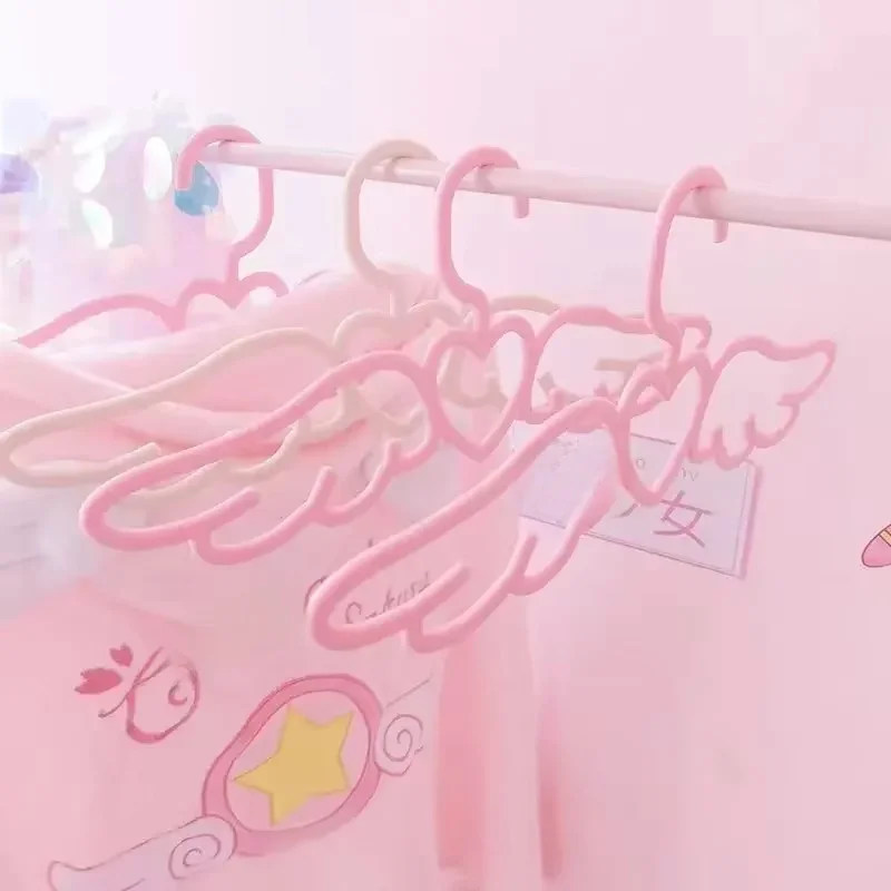 20/10/5pcs Hanger Angel Love Clothes Hanger Household Seamless Cute Clothes Hanger Tie Scarf Drying Clothes Rack Wholesale