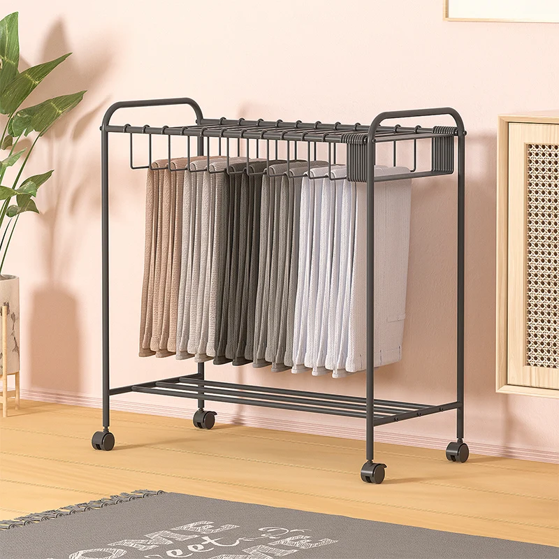 Clothing Store Pants Storage Rack Landing Mobile Multi-functional Pants Rack Hanging Pants Shelf