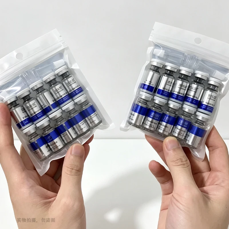 Blue Copper Freeze-Dried GHK-CU Powder Skin Booster 0.25mm Microneedling Serum Kit Improves Elasticity Moisturizing SkinCare