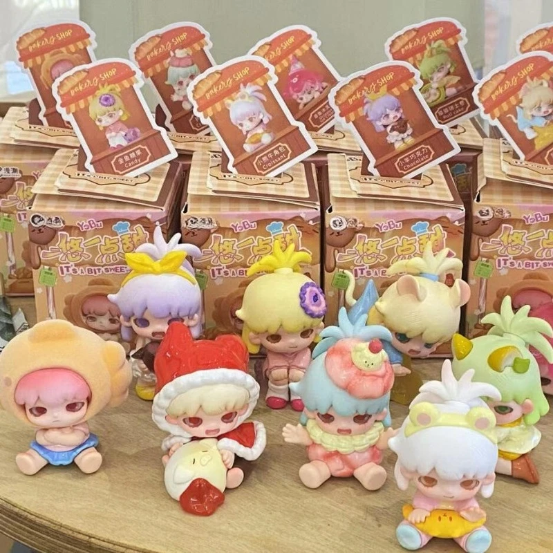 

Genuine YOBU It's A Bit Sweet Series Blind Box Kawaii Anime Figures Mystery Box Surprise Bag Anime Doll Collected Decoration Toy