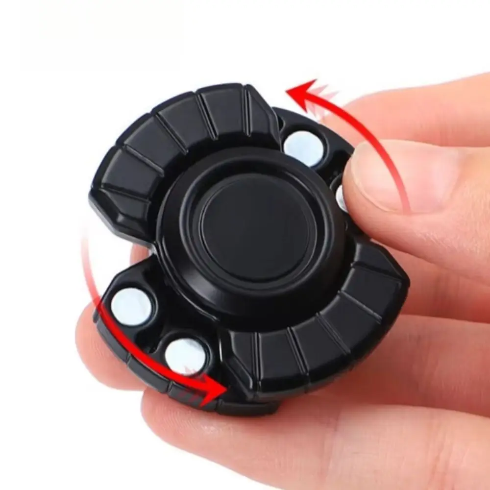 Multiple Play Magnetic Fidget with Click Button Alloy Material Adult Fidget Spinner Spinning Top Entertainment Hand Spinner