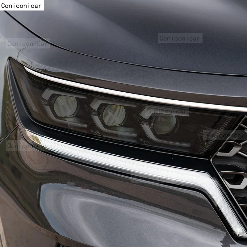 طبقة رقيقة واقية ملصقات بولي يوريثان لكيا سورينتو 2021-2023 سيارة العلوي المدخن أسود شفاف المضادة للخدش اكسسوارات PPF