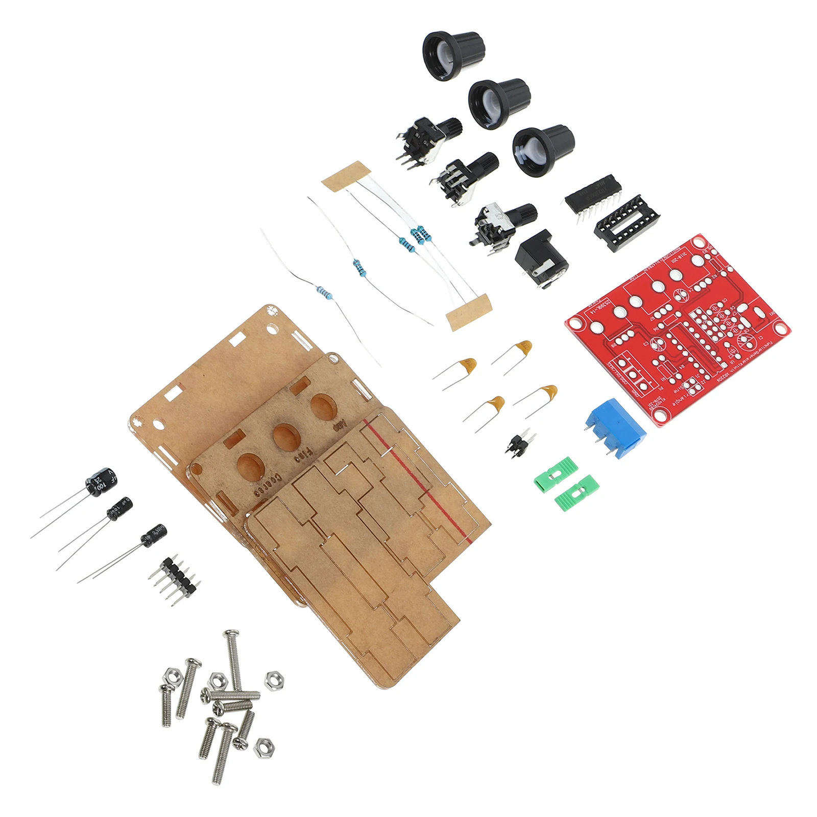 

XR2206 High Precision Function DIY Kit Sine Triangle Square Output 1Hz-1MHz Adjustable Frequency