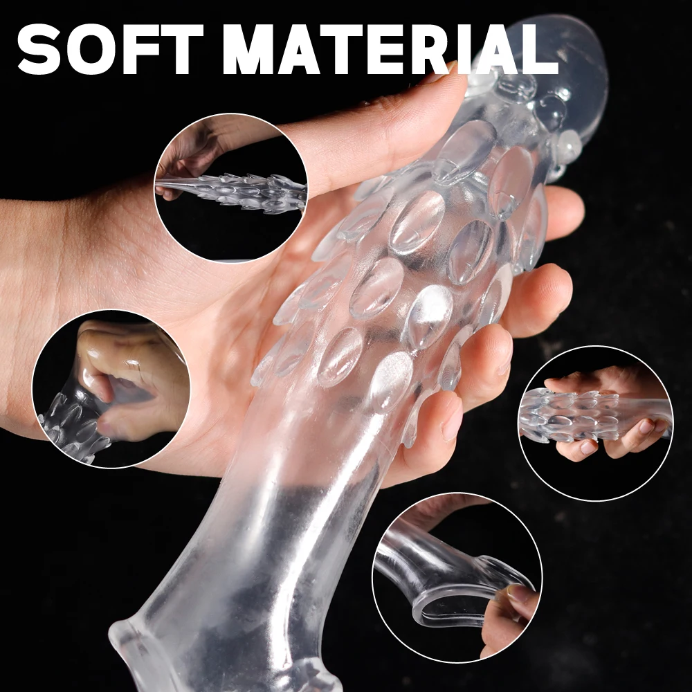 Reusable Condoms Penis Extend Sleeve with Vibrator Dick Enlarger Dildo Enhancer Delay Ejaculation Cock Rings Sex Toys for Men