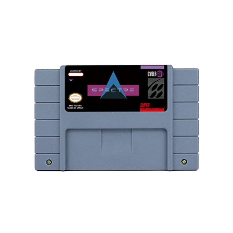 Spectre Action Game for SNES 16 Bit Retro Cart Children Gift