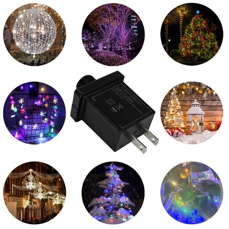 N11R- 4.5V-3.6W-Plug-LED-Power-Supply-LED-Transformer-Plug-Adapter-IP44-Waterproof-Power-Christmas-Lamp-Adapter-US-PLUG