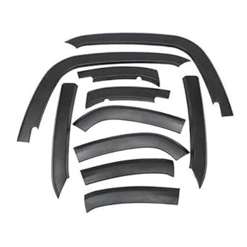 For Jeep Compass 2011 2012 2013 2014 2015 2016 Black Fender Flare Wheel Brow Extension Arches Car Accessories