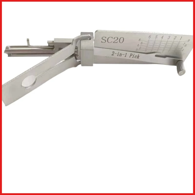 SC1 SC4 SC20 Lishi 2 في 1 Lishi اختيار عدة أدوات الأقفال للقفل المدني لقفل Schlage C/ L Keyway Schlage Master Key Series