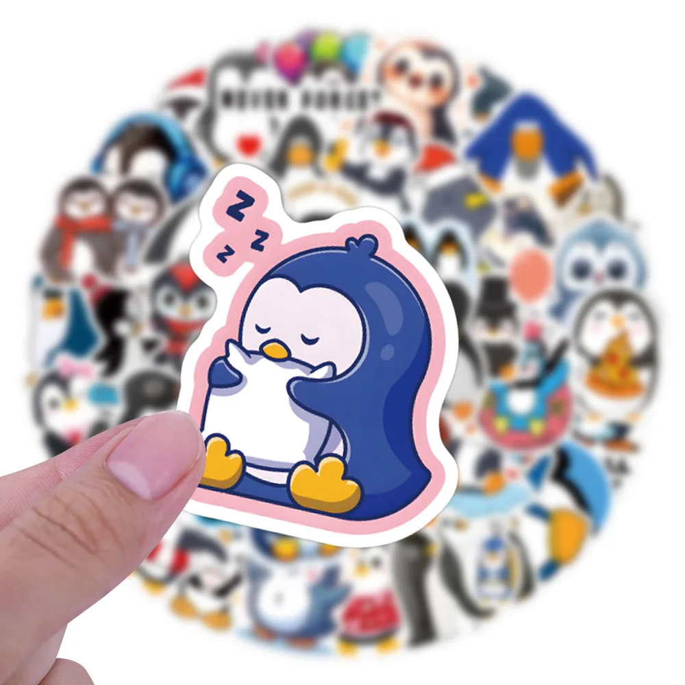 60 قطعة الكرتون لطيف الحيوان البطريق ملصق Kawaii مضحك الديكور DIY بها بنفسك الثلاجة كوب ماء صندوق أدوات مكتب قضية الهاتف المحمول