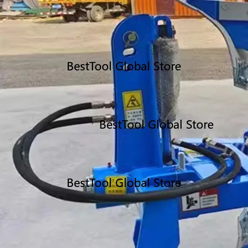 

Four-wheeled hydraulic flip plow banner mirror deep plowing deep turning rotary plow side shift tilling ridger agricultural