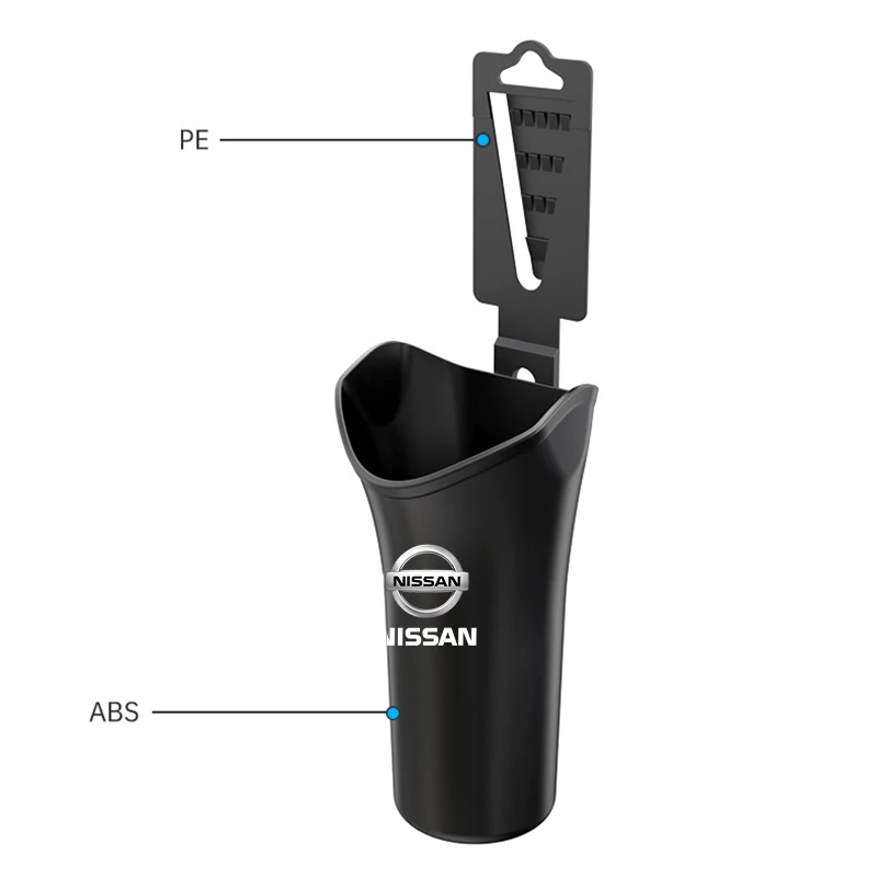 Multi-função auto suporte do carro balde caixa de armazenamento estilo para nissan qashqai x j10 trail tiida teana skyline juke x-trail almera