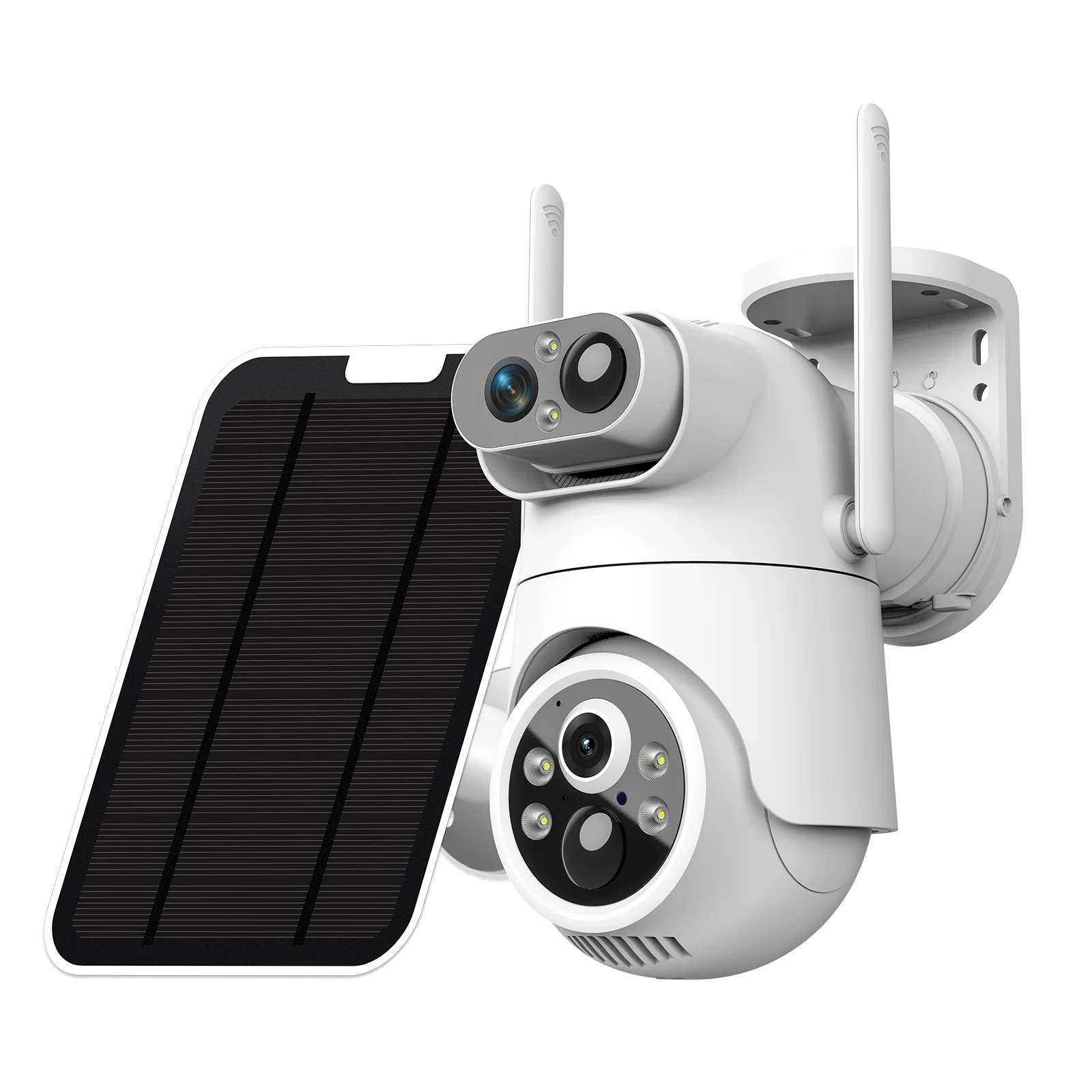 Cámaras solares de 4MP + 4MP, 8MP, pantalla de 10 pulgadas, 4 canales, 8 canales, CCTV inalámbrico, seguridad para el hogar, WIFI, NVR, Kit de sistema de cámara